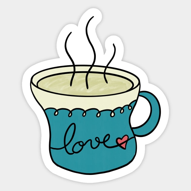 Cuppa / Dreams, Light & Love Sticker by nathalieaynie